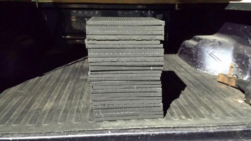 Open Roads Forum Class A Motorhomes Homemade Leveling and Jack Pads